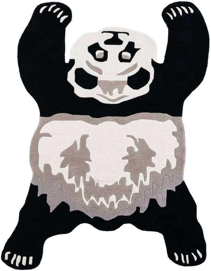 Detail image of 5' 1 x 7' 1 Playtime Kids Wool Freeform Rug