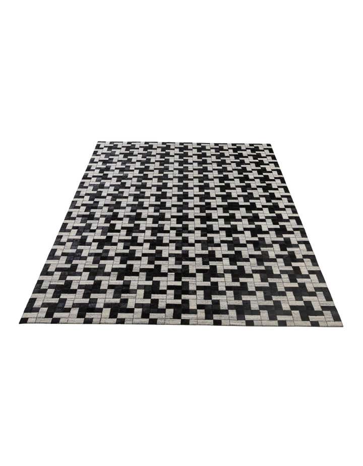 5' 2 x 8' 1 Cowhide - Patchwork Rug
