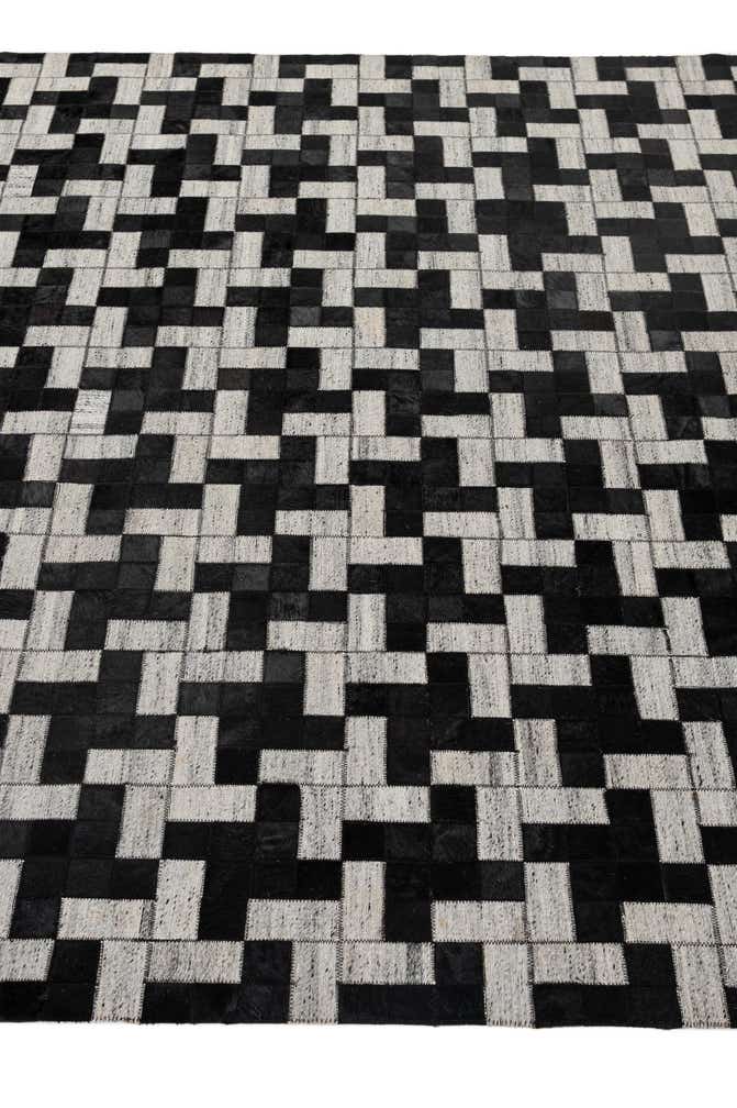 5' 2 x 8' 1 Cowhide - Patchwork Rug