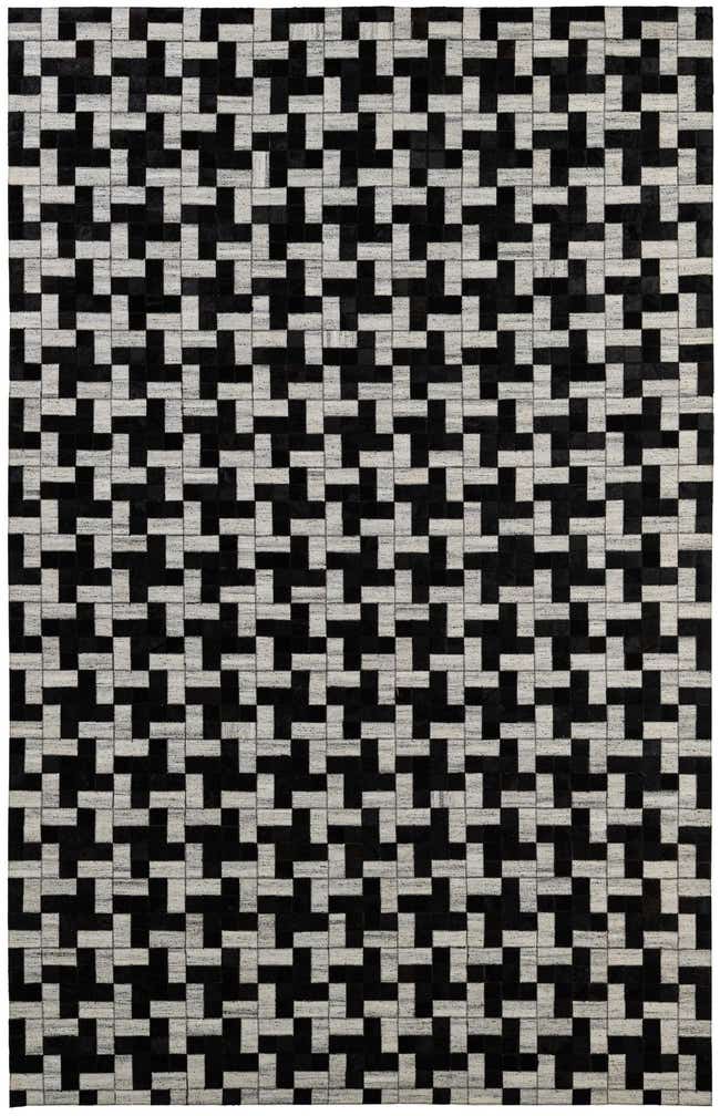 5' 2 x 8' 1 Cowhide - Patchwork Rug