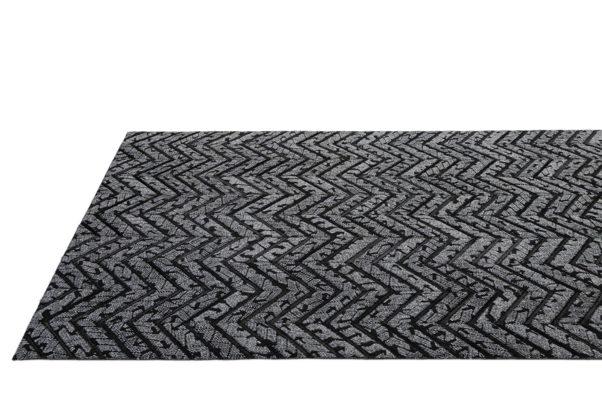 4' 11 x 7' 8 Cowhide - Patchwork Rug