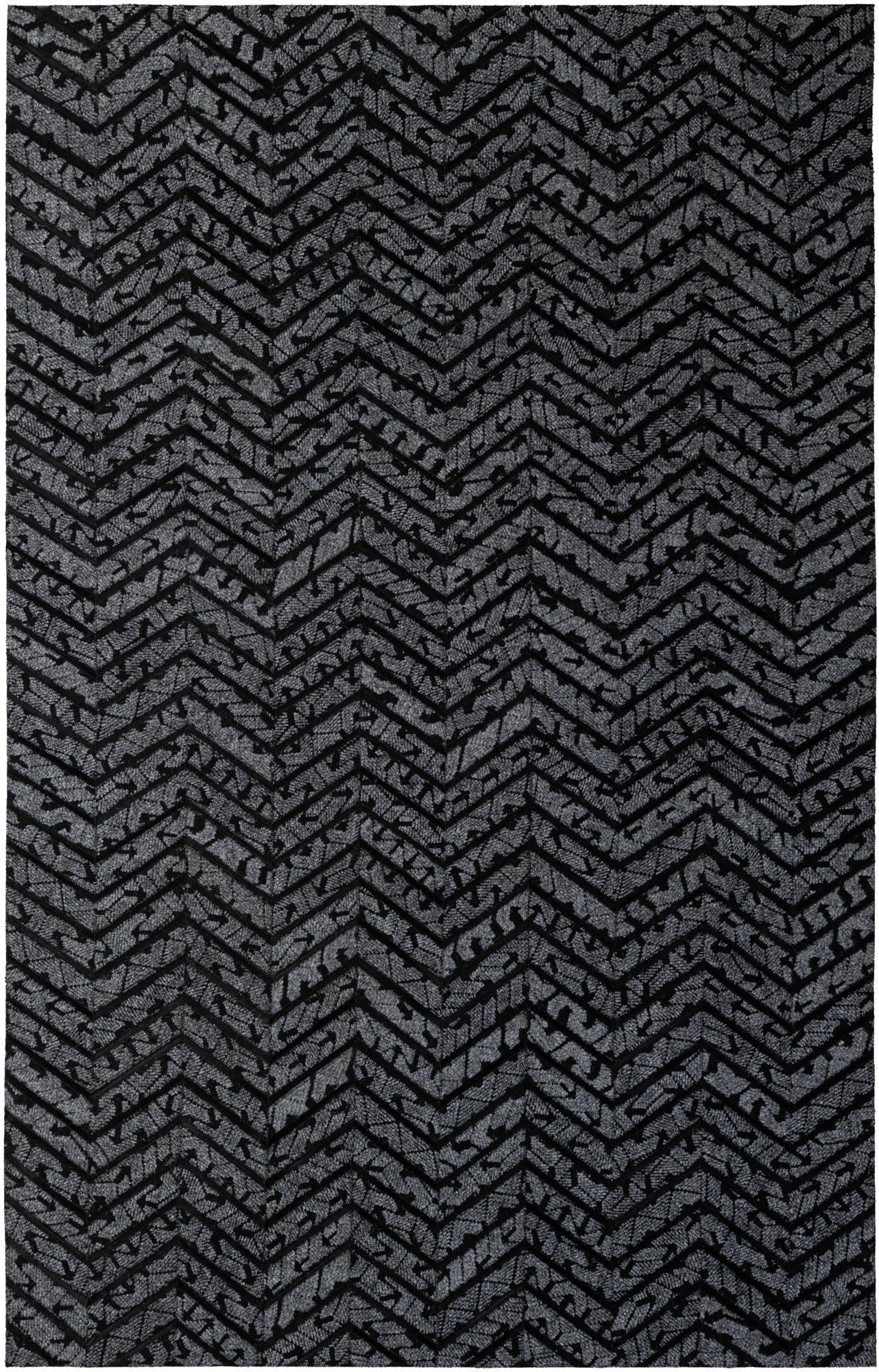 4' 11 x 7' 8 Cowhide - Patchwork Rug