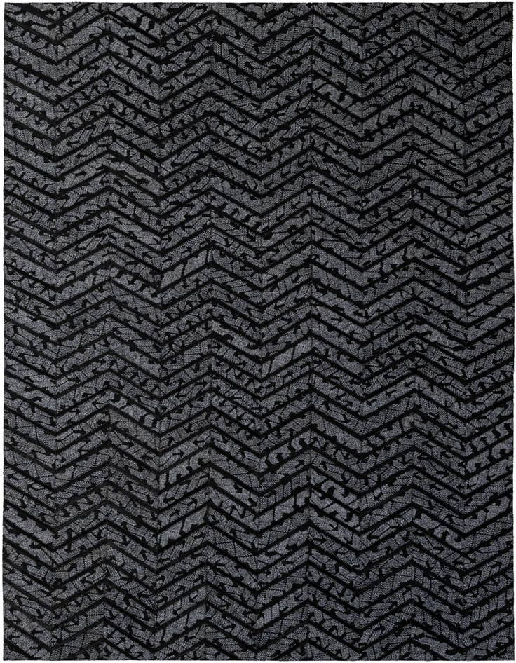 Detail image of 4' 11 x 7' 8 Cowhide - Patchwork Rug