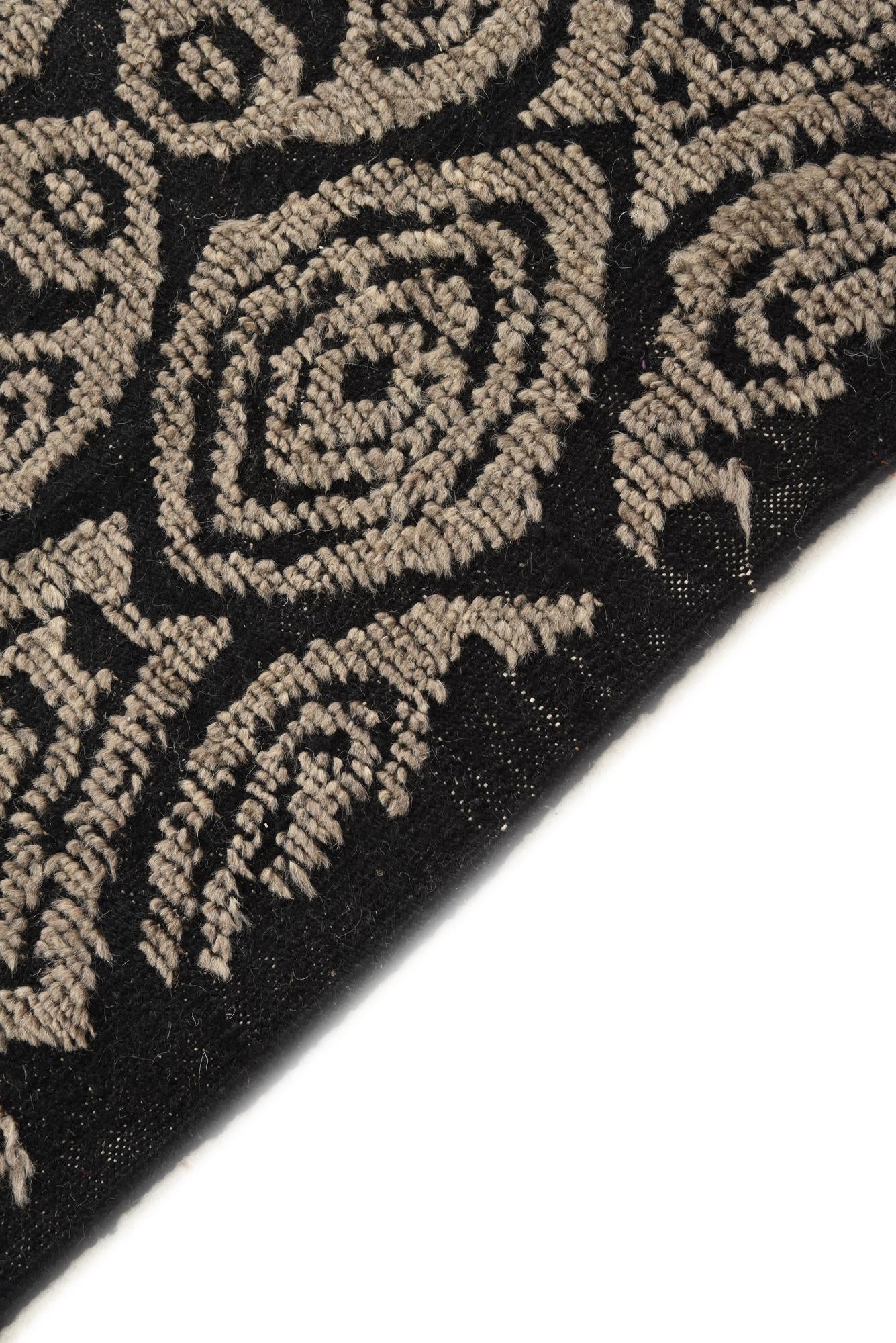 5' 4 x 9' 11 Hand Knotted Darya Wool Rug