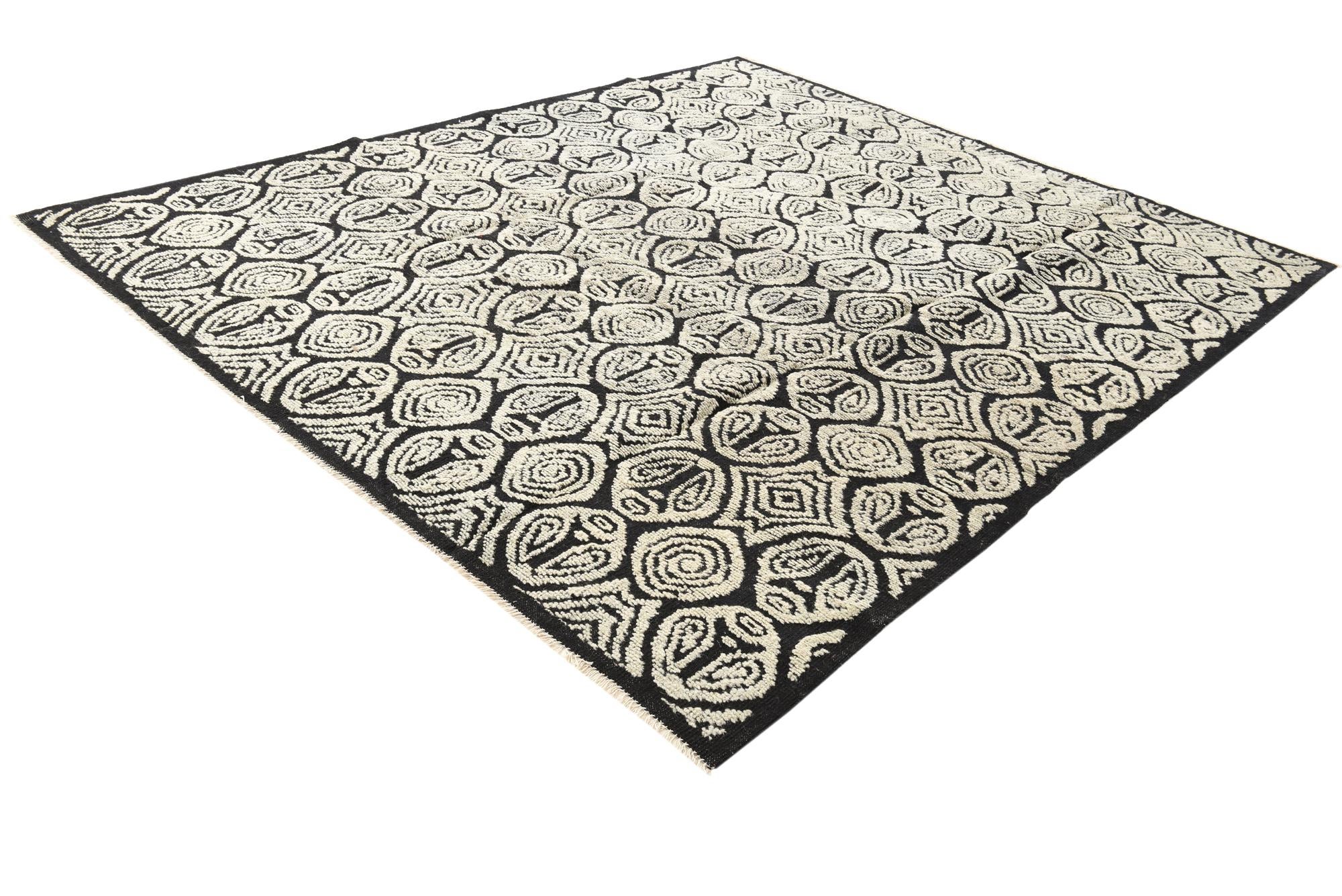 8' 7 x 10' 4 Hand Knotted Darya Wool Rug