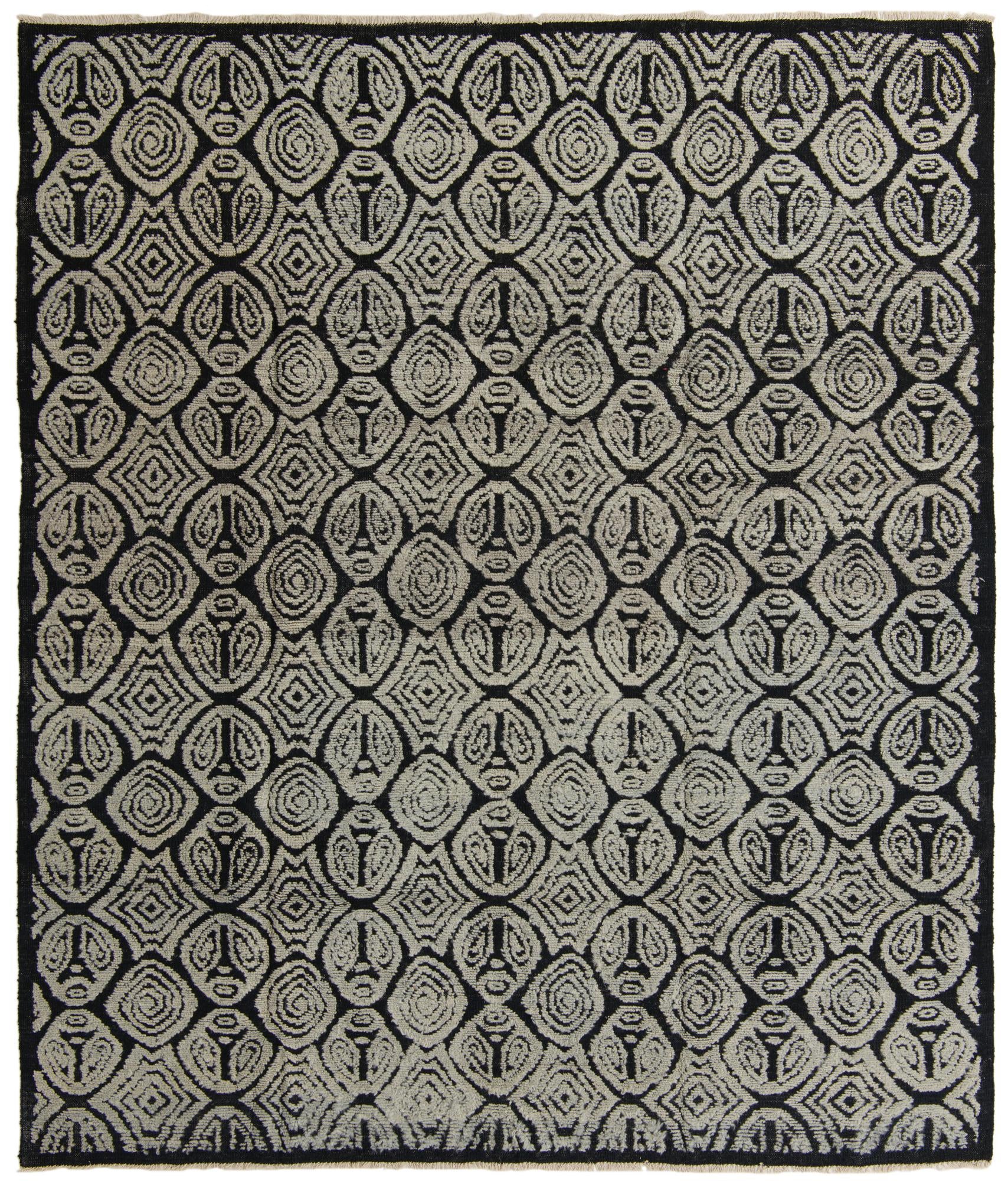 8' 7 x 10' 4 Hand Knotted Darya Wool Rug