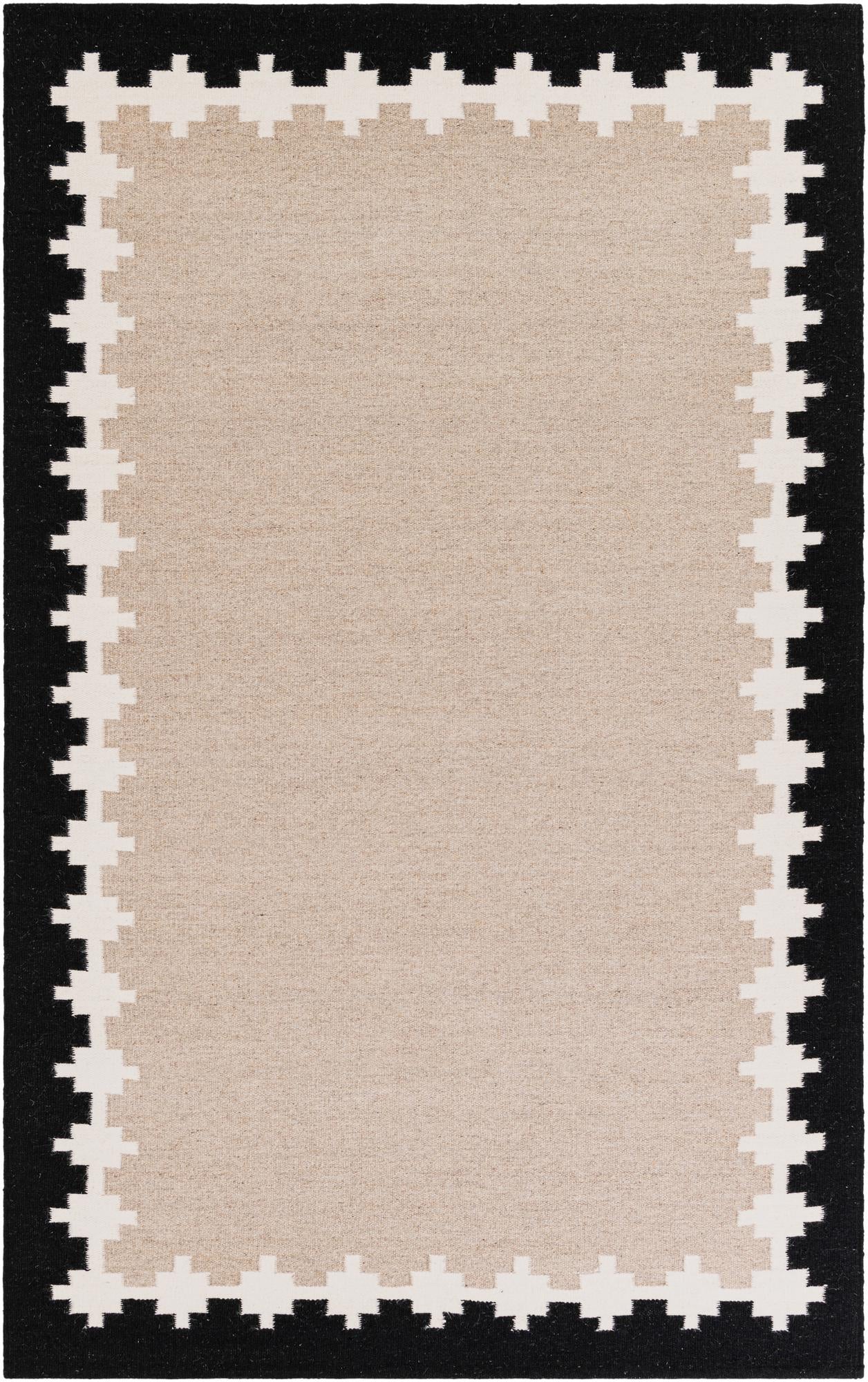 5' 1 x 8' Hand Woven Kilim Wool Rug