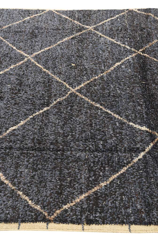 6' 2 x 9' 3 Hand Knotted Moroccan Wool Rug