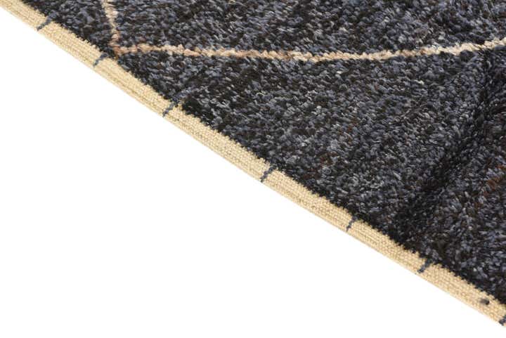 6' 2 x 9' 3 Hand Knotted Moroccan Wool Rug