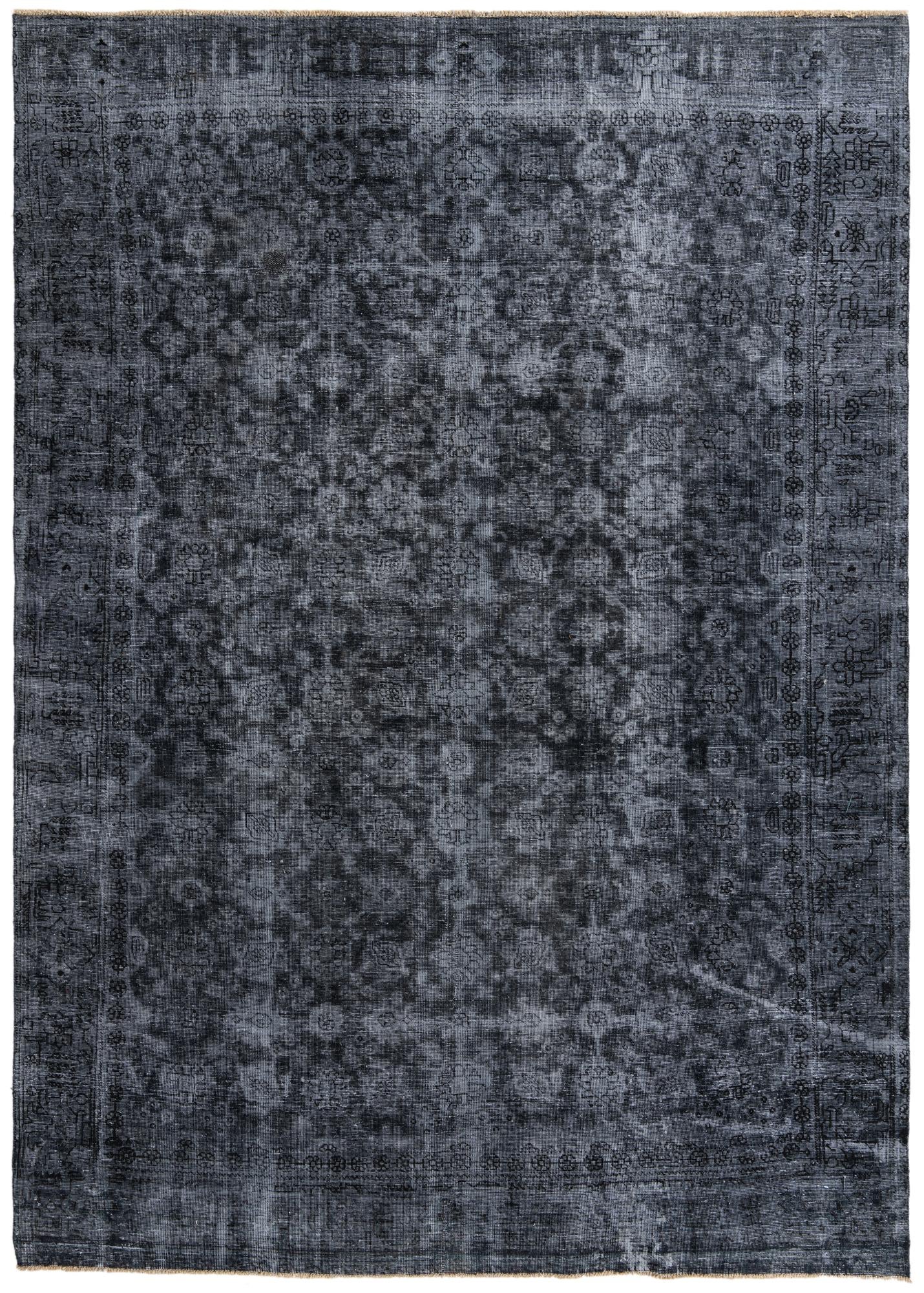 9' x 12' 8 Hand Knotted Ultra Vintage Persian Wool Rug