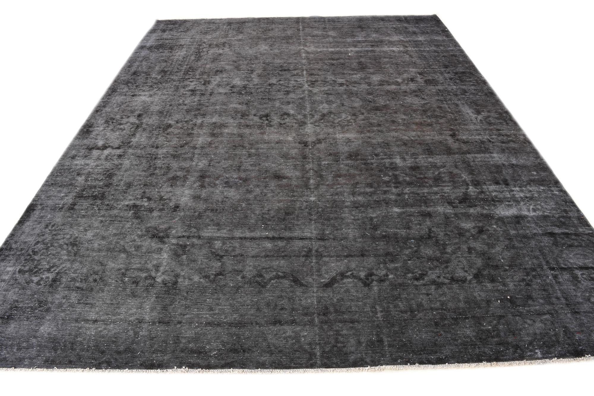 8' 10 x 11' 5 Hand Knotted Ultra Vintage Persian Wool Rug