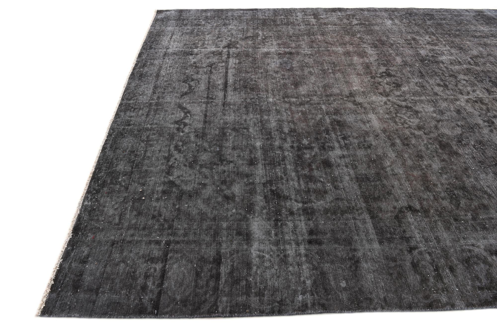 8' 10 x 11' 5 Hand Knotted Ultra Vintage Persian Wool Rug