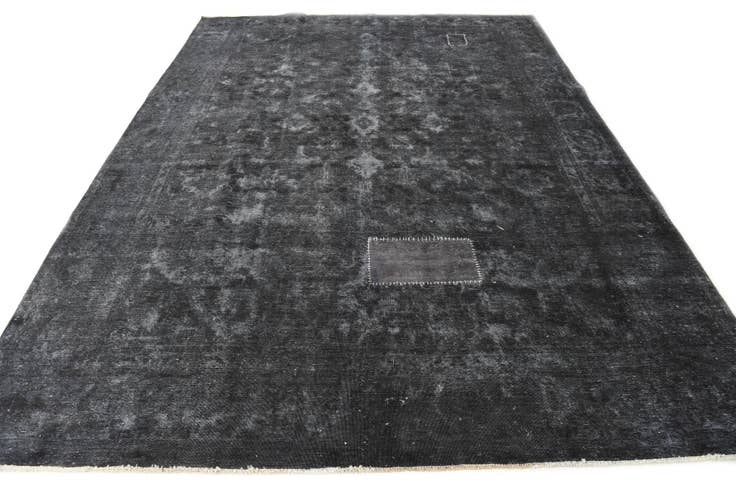 Vue détaillée : 265cm x 370cm Noué main Ultra Vintage Tapis Persan Laine