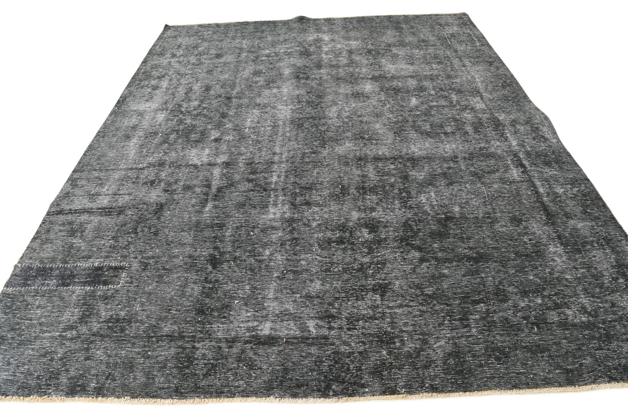 9' 7 x 11' 10 Hand Knotted Ultra Vintage Persian Wool Rug