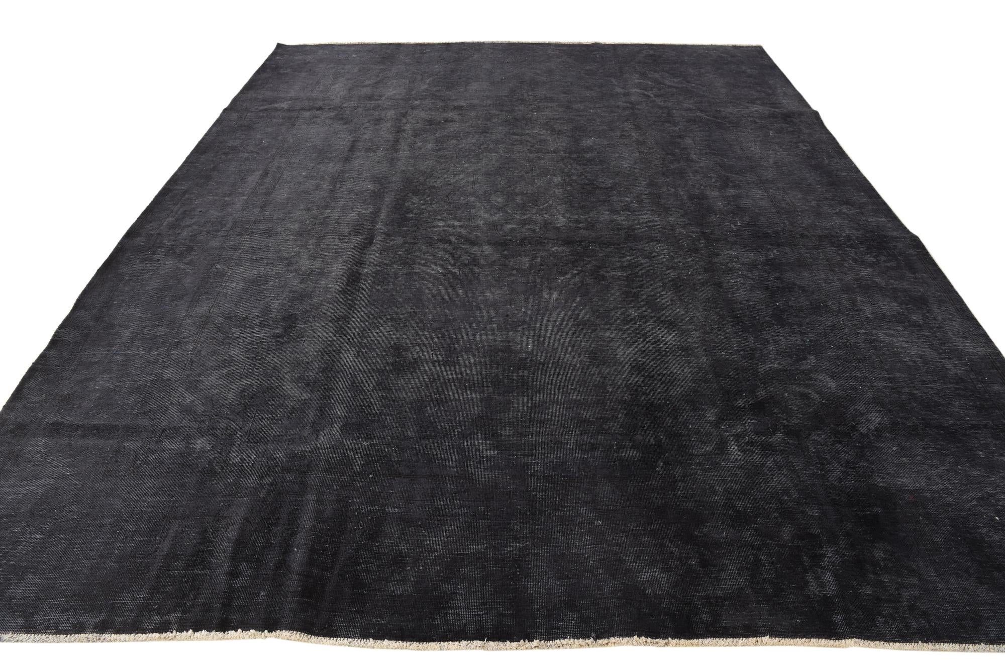 305cm x 395cm Hand Knotted Ultra Vintage Persian Wool Rug