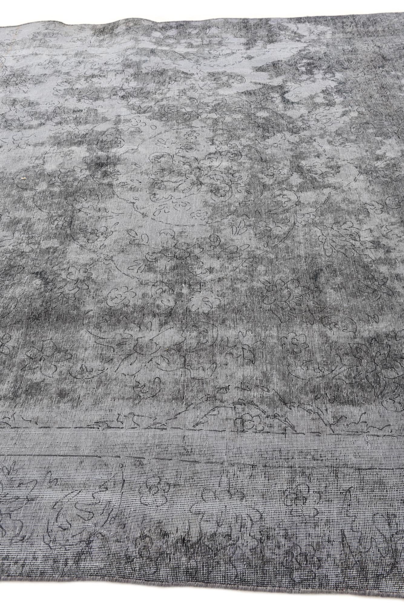 8' 9 x 12' Hand Knotted Ultra Vintage Persian Wool Rug