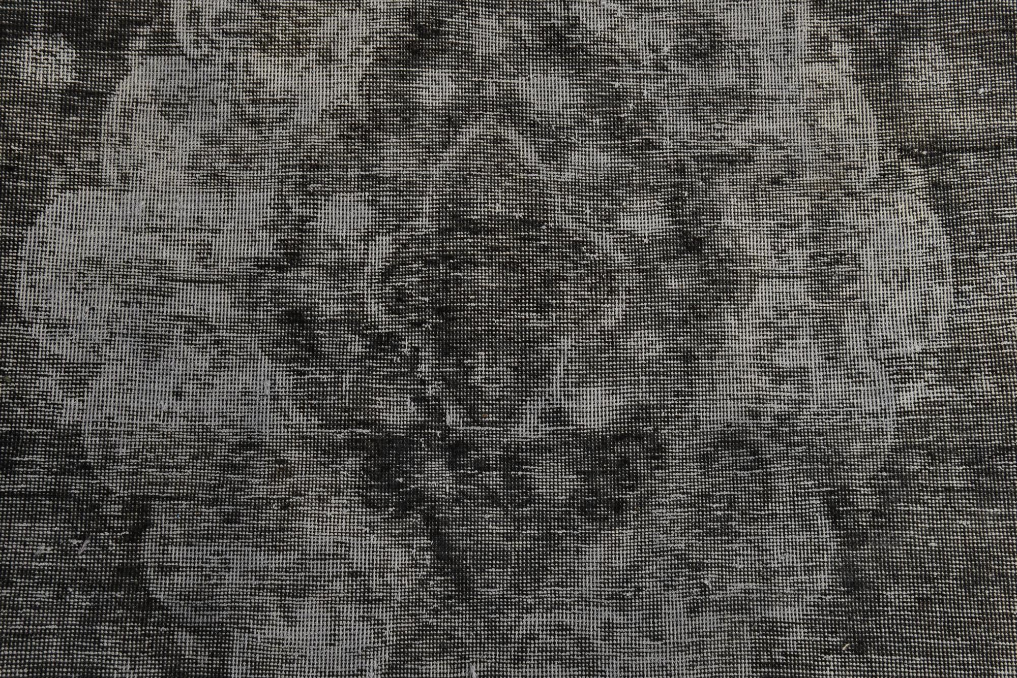 245cm x 345cm Hand Knotted Ultra Vintage Persian Wool Rug