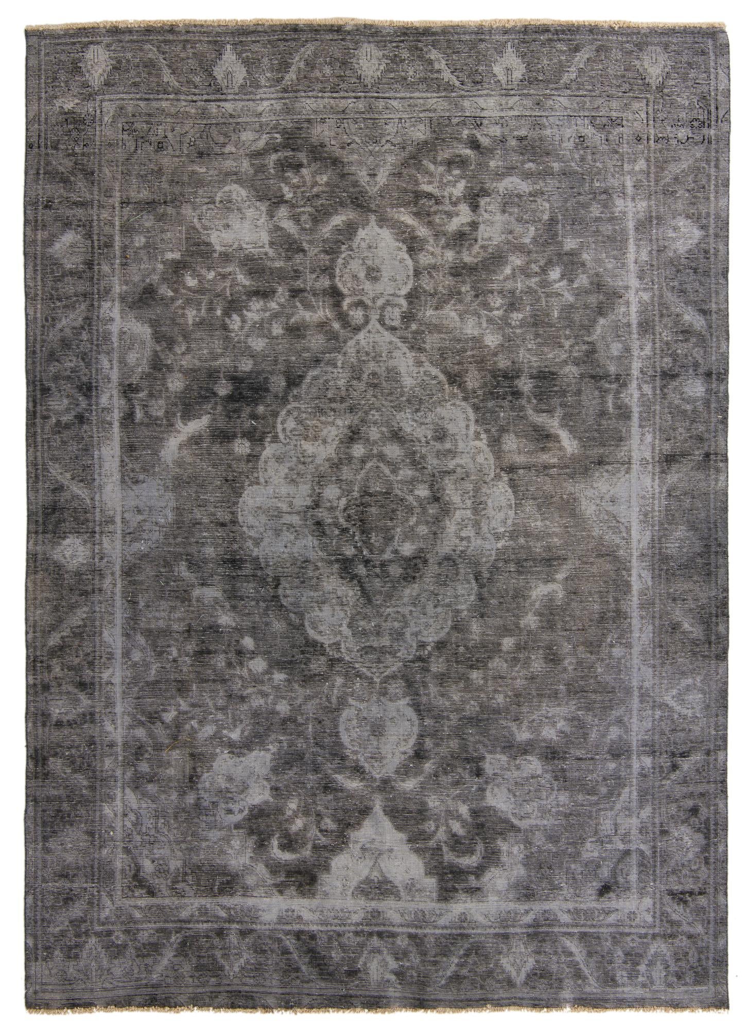 245cm x 345cm Hand Knotted Ultra Vintage Persian Wool Rug