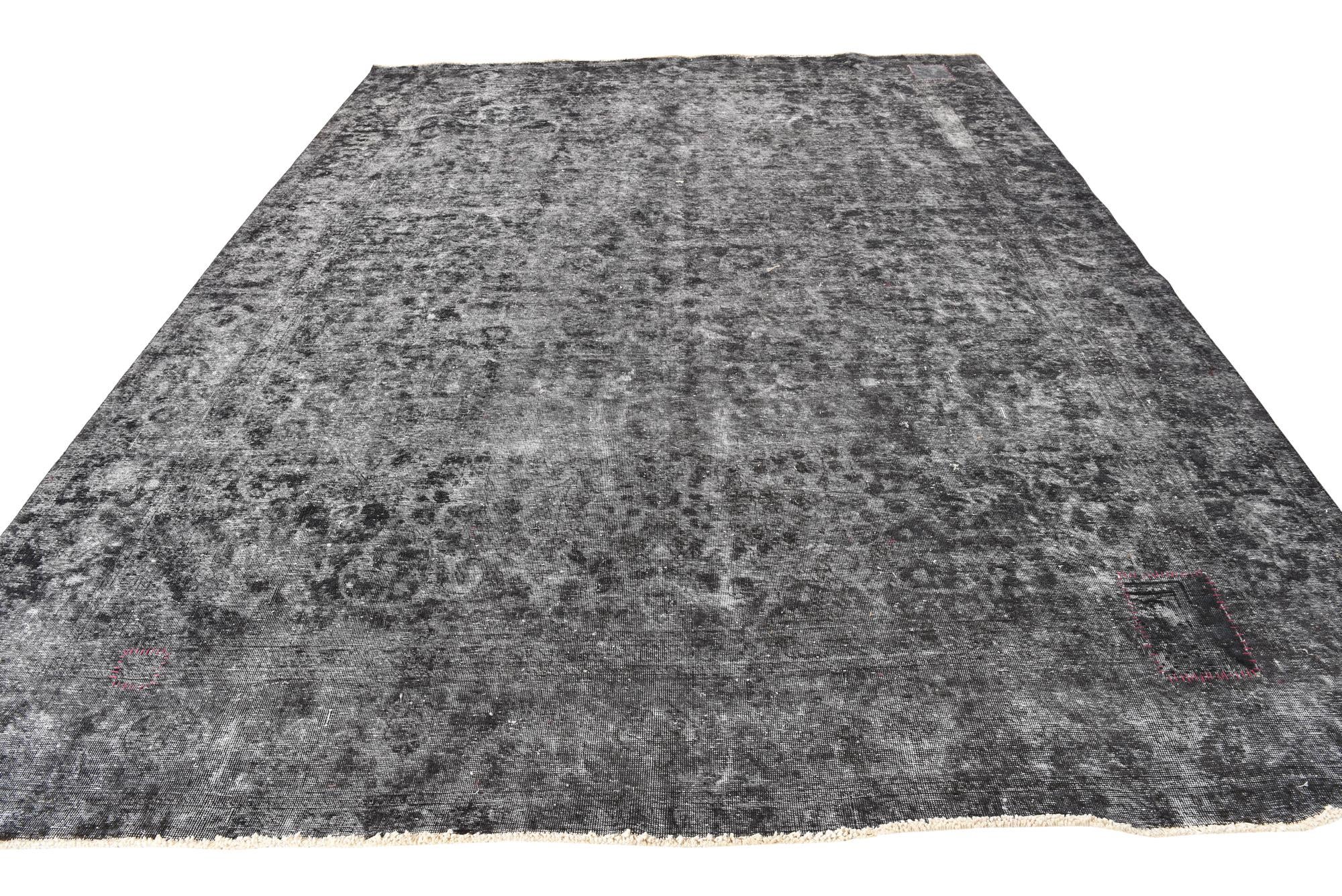 10' x 12' 10 Hand Knotted Ultra Vintage Persian Wool Rug