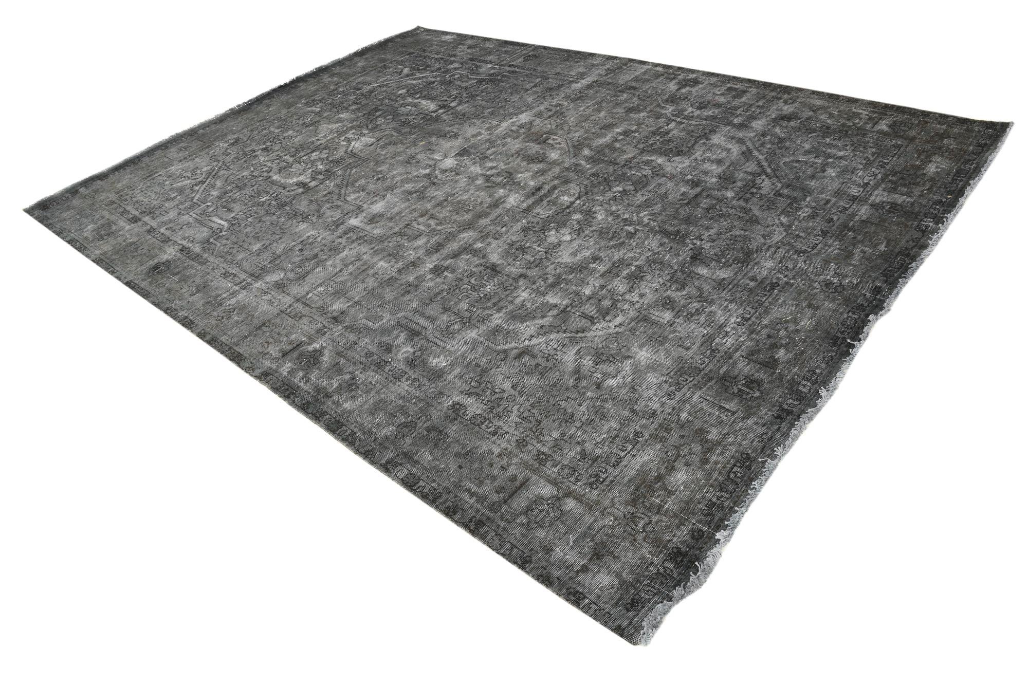 9' 5 x 12' 9 Hand Knotted Ultra Vintage Persian Wool Rug