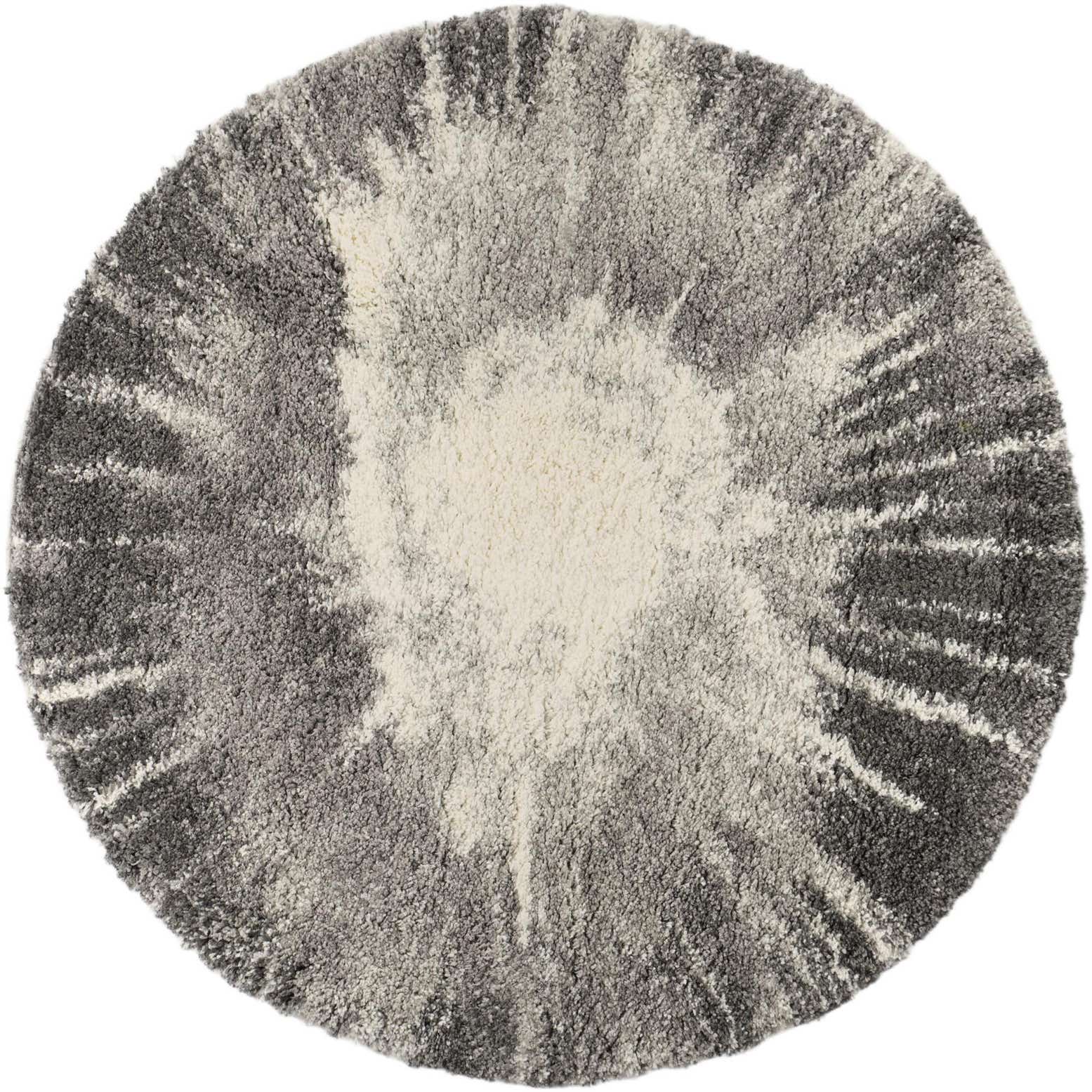 5' 3 x 5' 3 Soft Touch Shag Round Rug