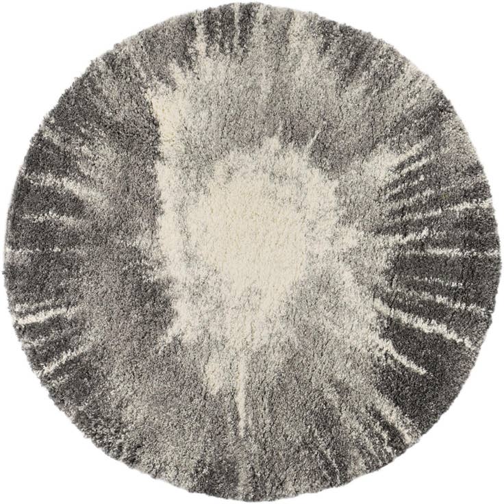 Detail image of 160cm x 160cm Soft Touch Shag Alfombra redondo