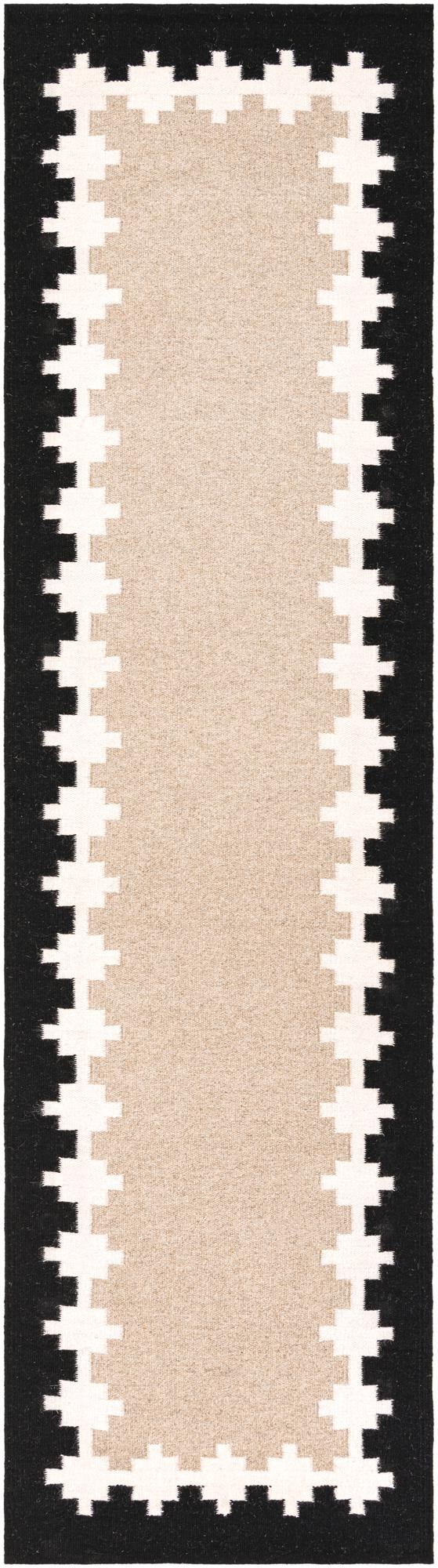 2' 7 x 10' Hand Woven Kilim Wool Runner Rug