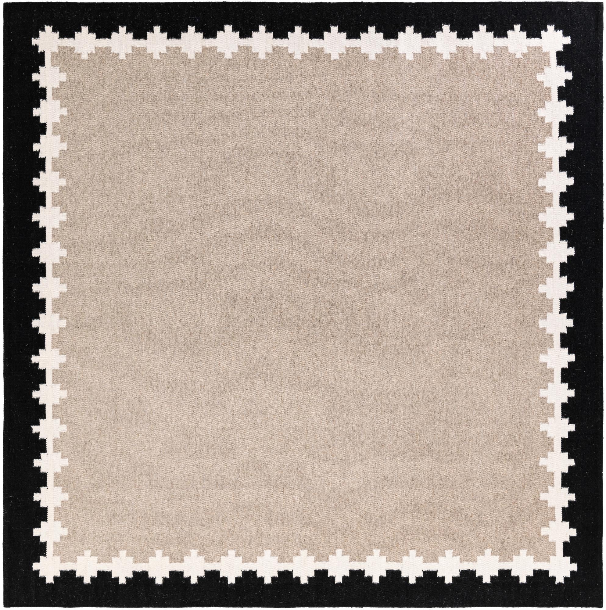 7' 10 x 7' 10 Hand Woven Kilim Wool Square Rug