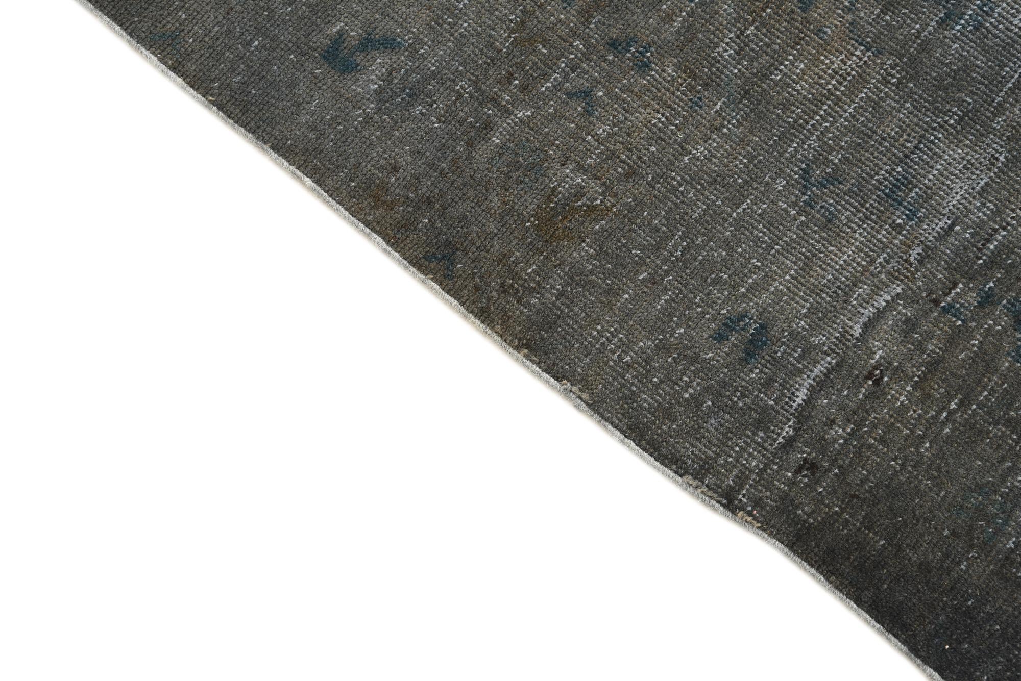 3' 4 x 3' 6 Hand Knotted Ultra Vintage Persian Wool Square Rug