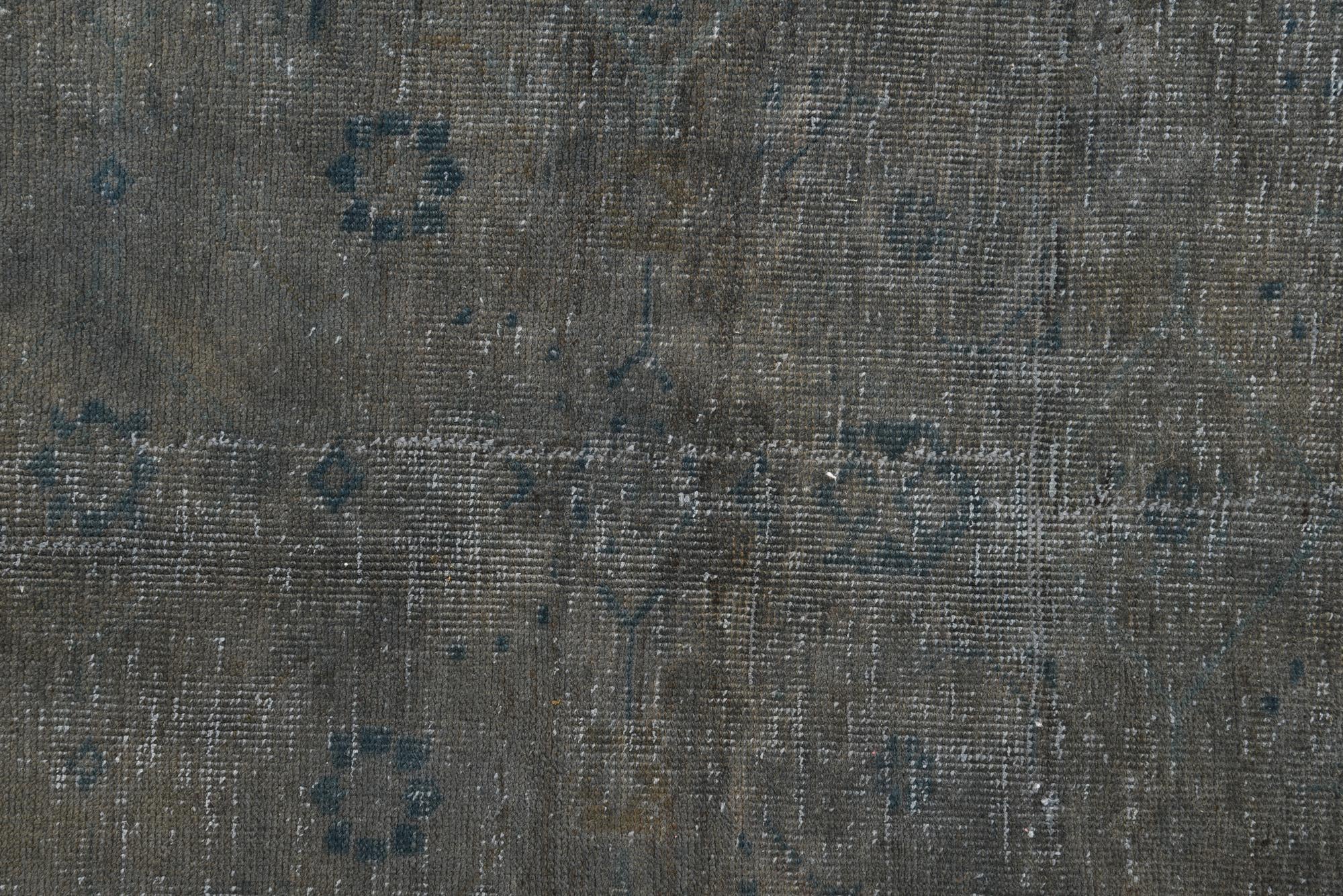 3' 4 x 3' 6 Hand Knotted Ultra Vintage Persian Wool Square Rug