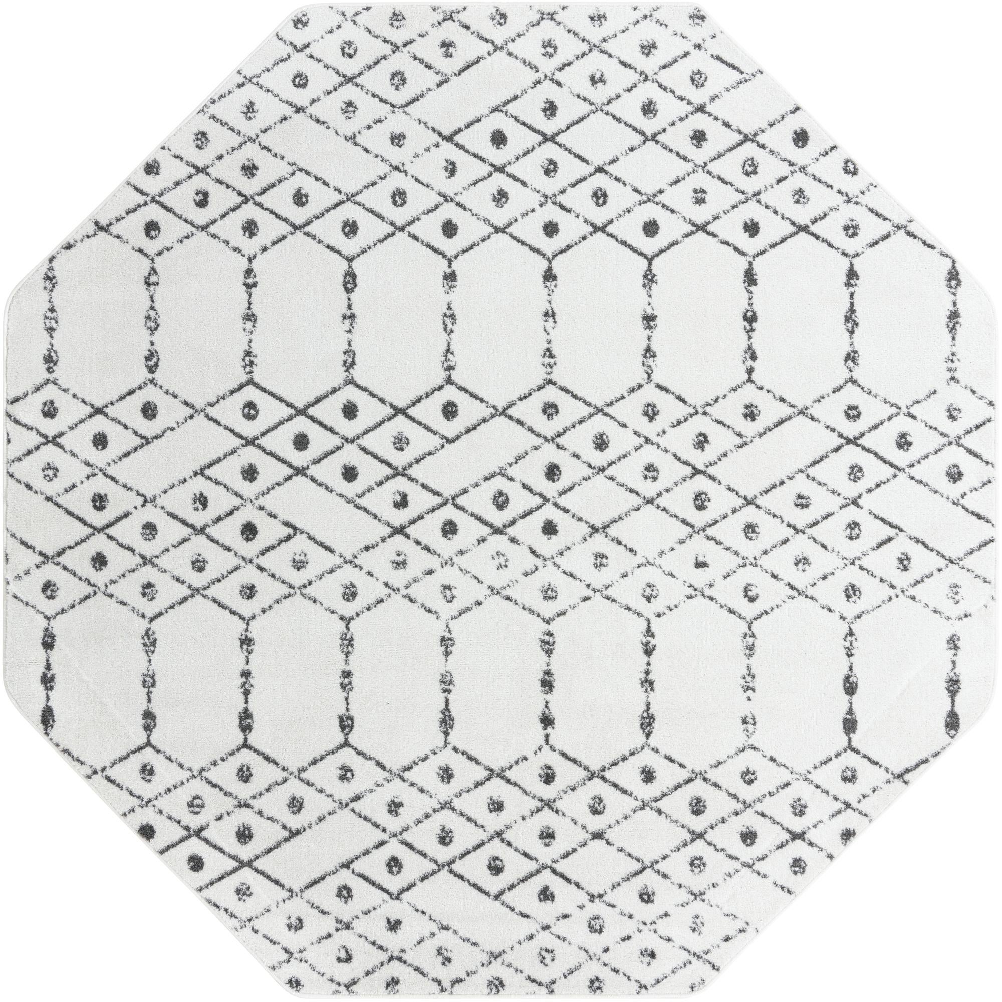 7' 10 x 7' 10 Paxon Trellis Octagon Rug