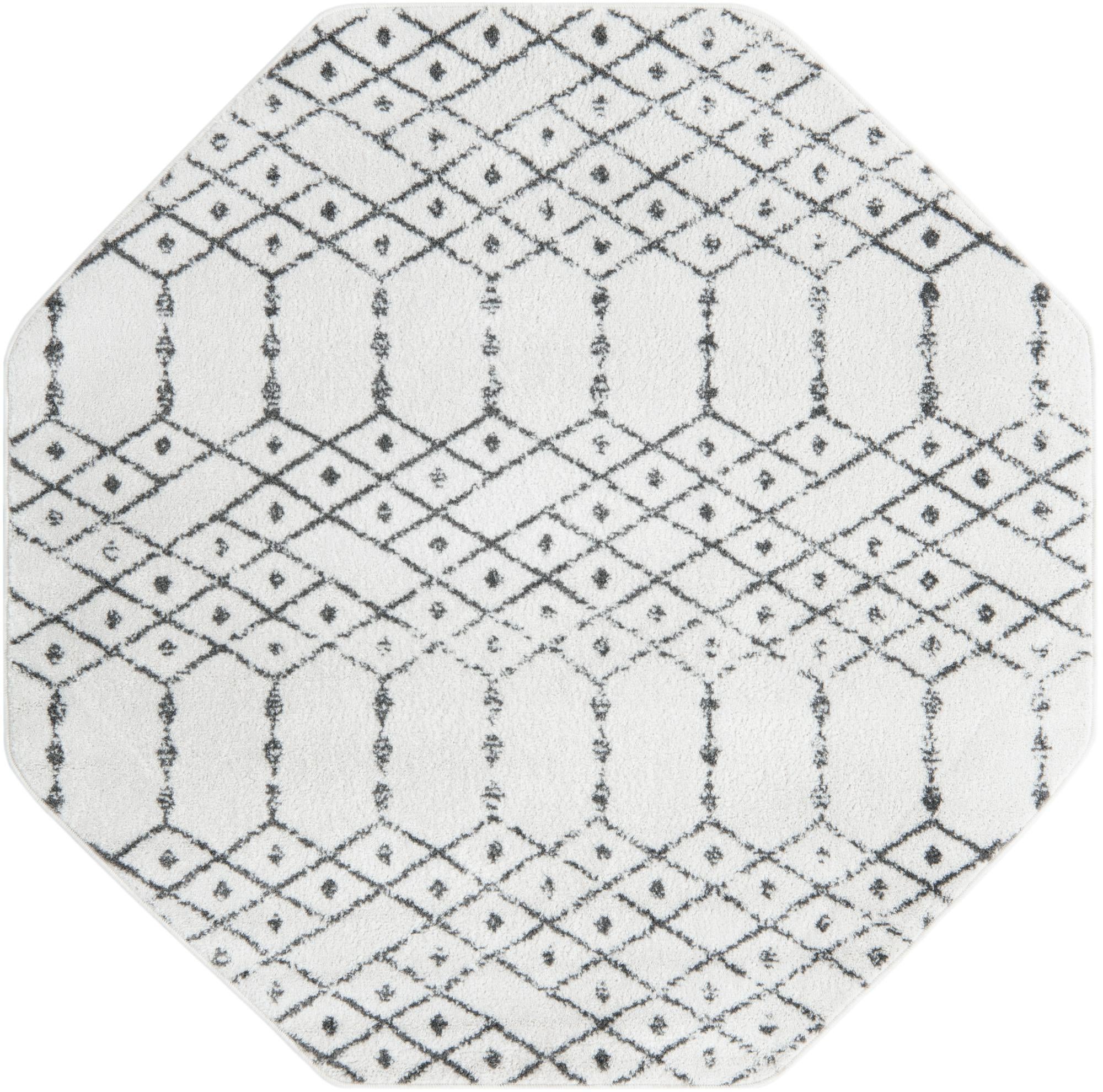 5' 3 x 5' 3 Paxon Trellis Octagon Rug