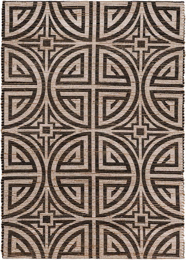 4' 1 x 6' 1 Hand Woven Chenille Jute Rug