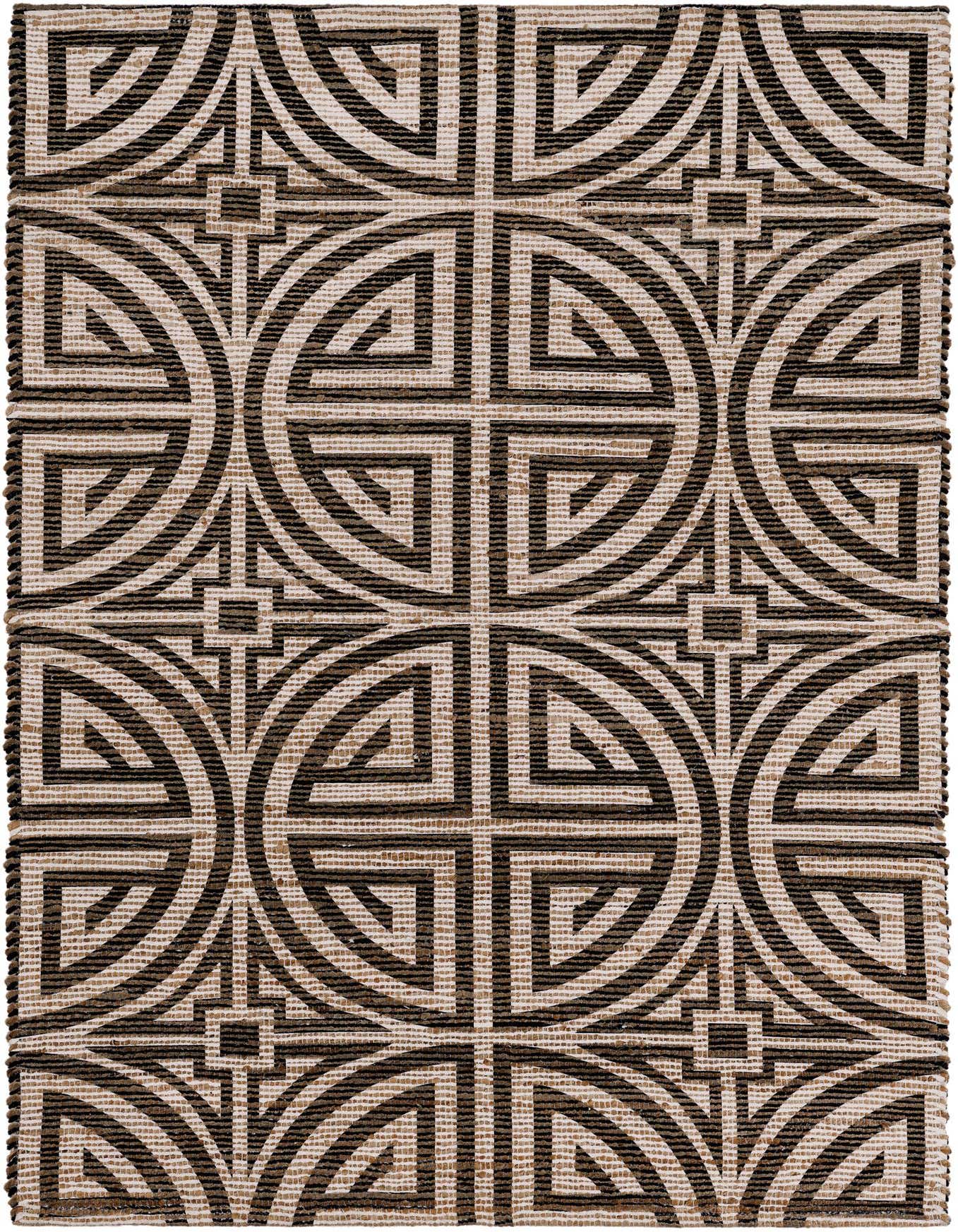 4' 1 x 6' 1 Hand Woven Chenille Jute Rug