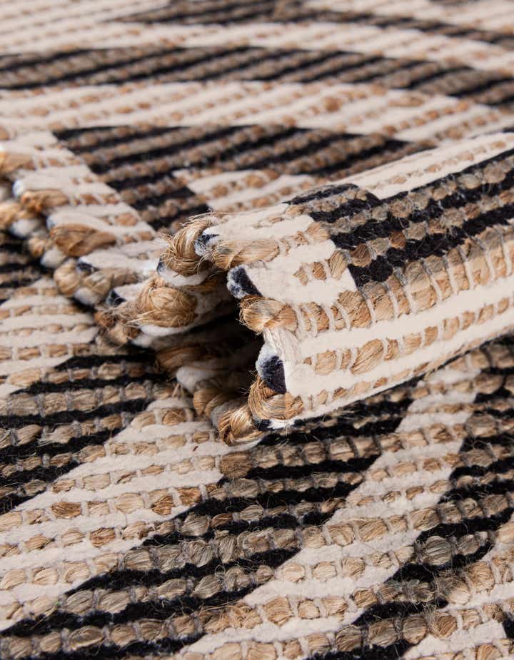 4' 1 x 6' 1 Hand Woven Chenille Jute Rug