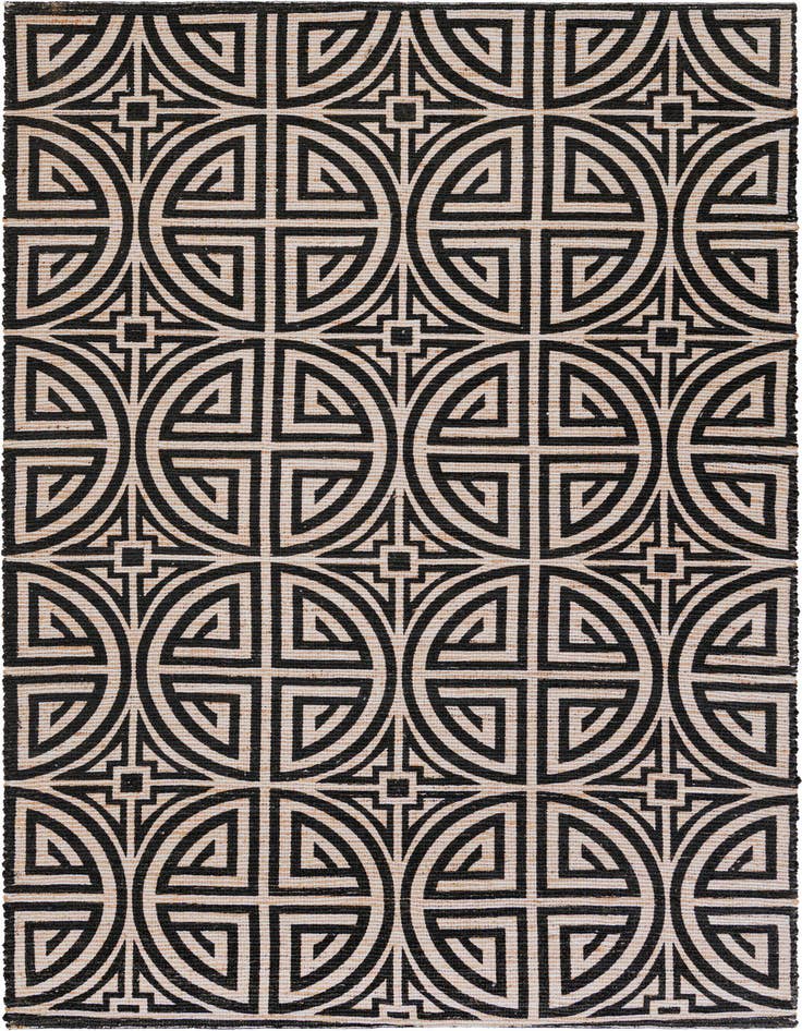 Detail image of 6' 1 x 9' Hand Woven Chenille Jute Rug