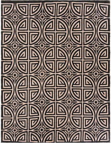 9' x 12' Hand Woven Chenille Jute Rug