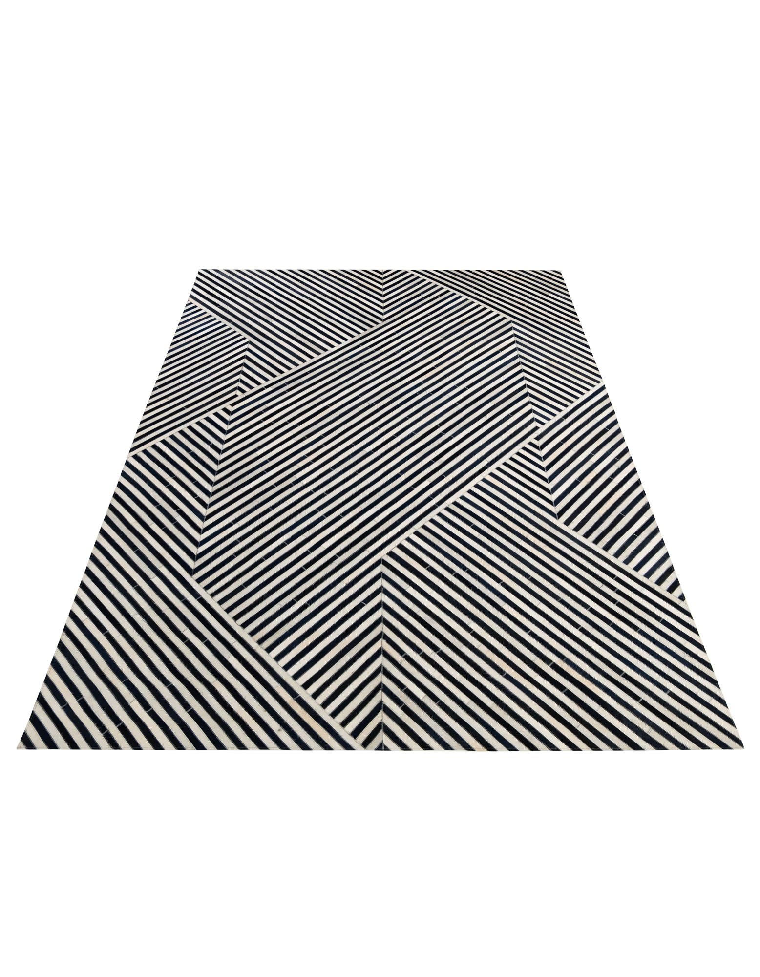 7' 11 x 10' 11 Cowhide - Patchwork Rug