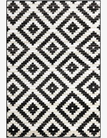 Black and Ivory Odyssey Rug