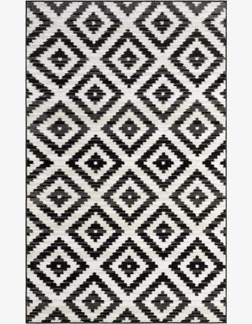 Black and Ivory Odyssey Rug