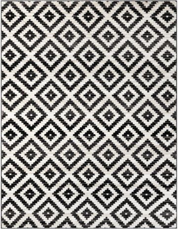 Black and Ivory Odyssey Rug