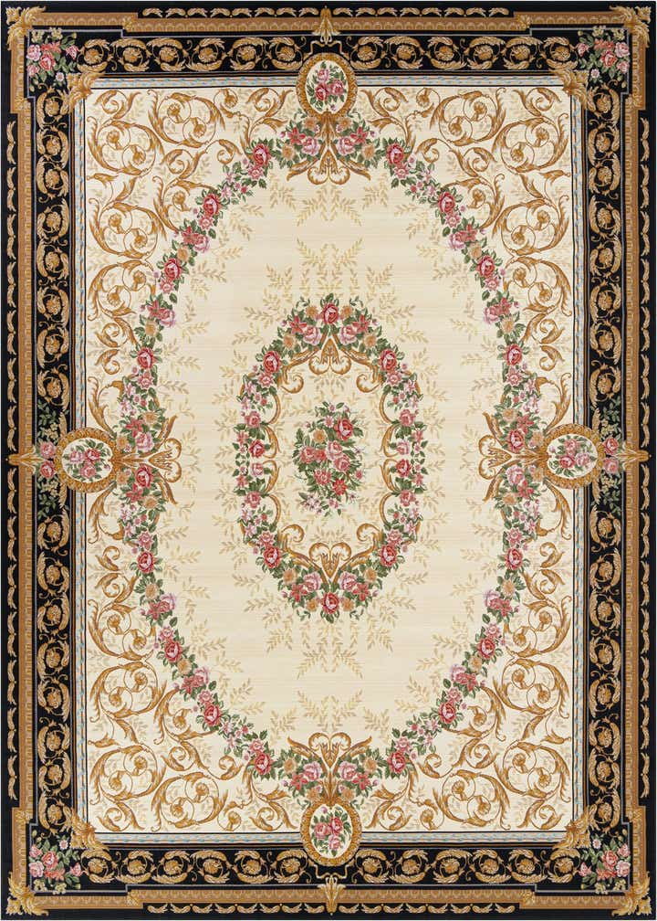 10' x 14' Easy-Clean Traditional Indoor / Outdoor Rug