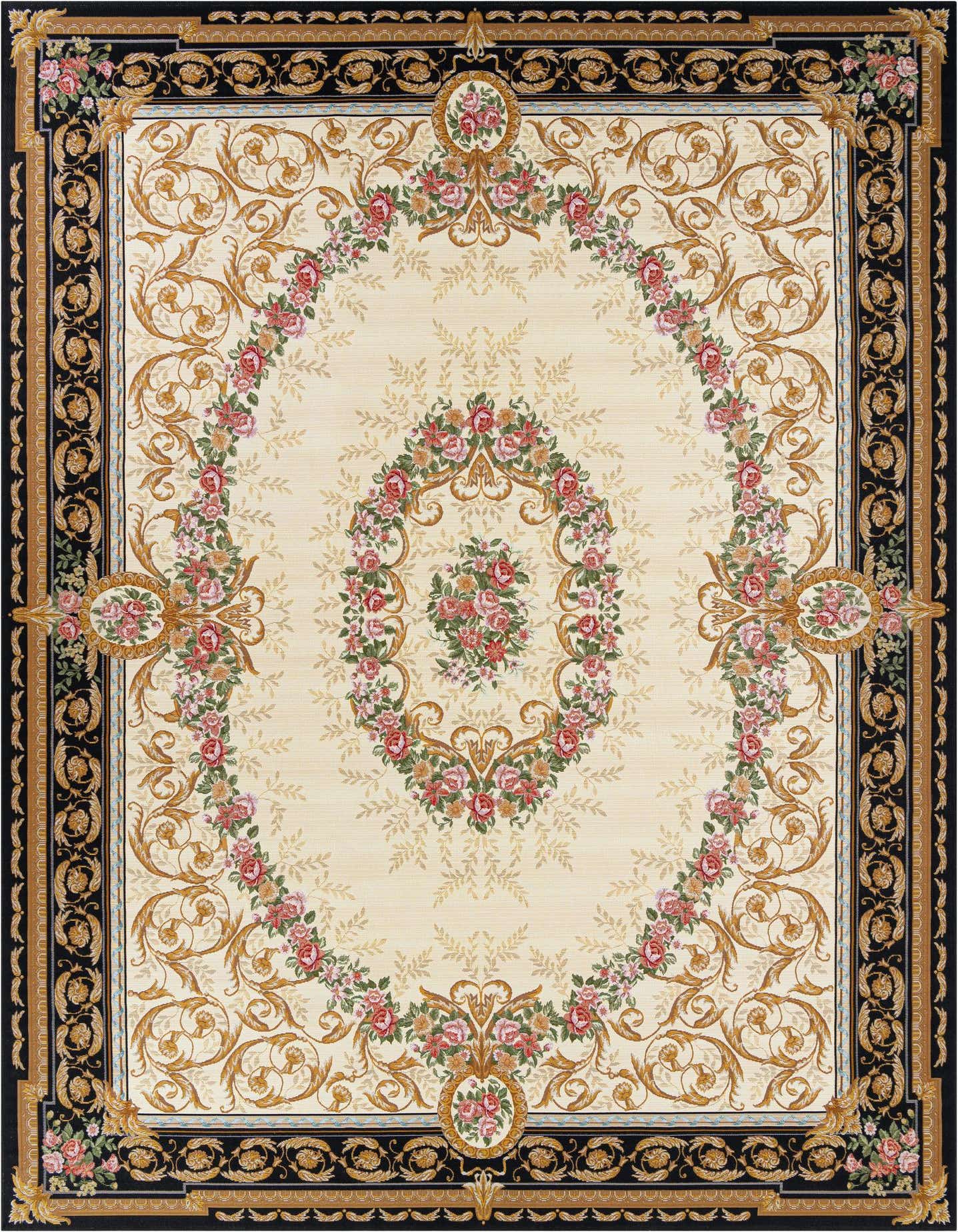 10' x 14' Easy-Clean Traditional Indoor / Outdoor Rug