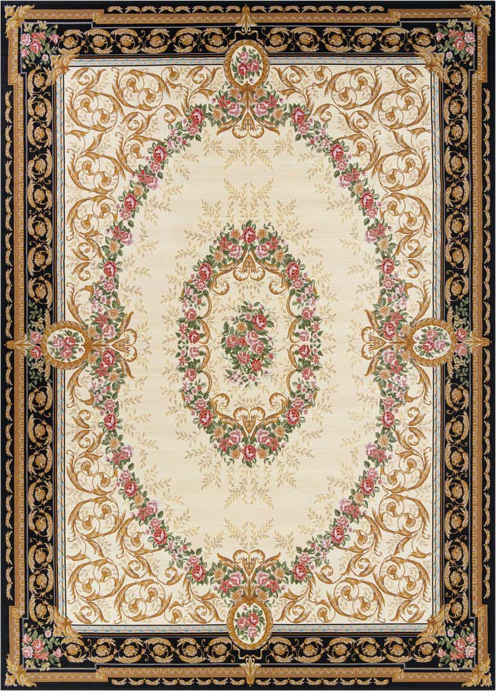 10' x 14' Easy-Clean Traditional Indoor / Outdoor Rug