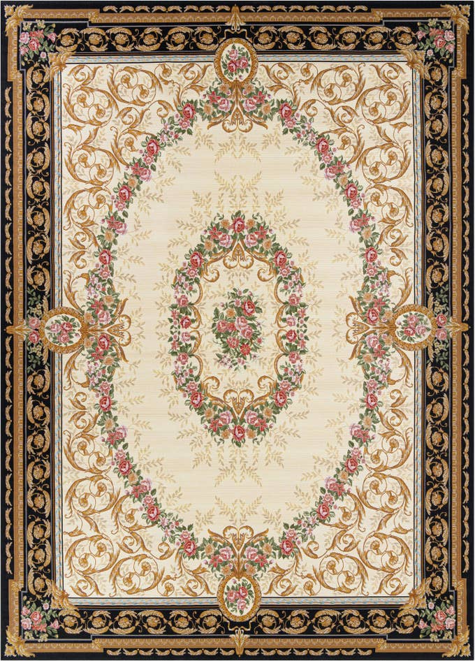 Detail image of 10' x 14' Easy-Clean Traditional Indoor / Outdoor Rug
