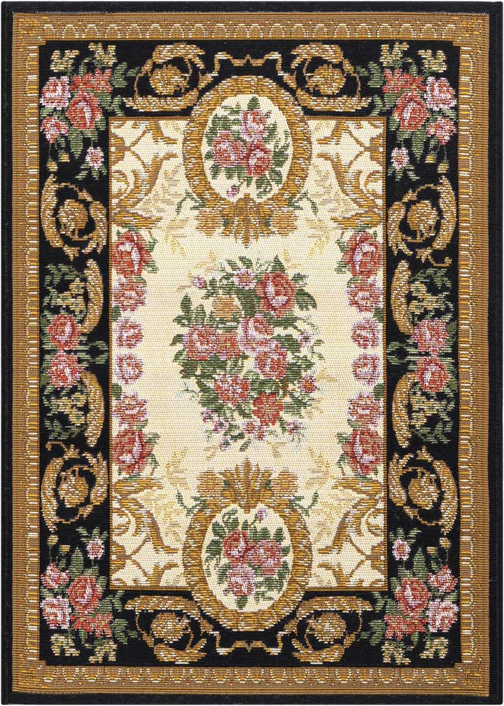 2' x 3' Easy-Clean Traditional Indoor / Outdoor Rug