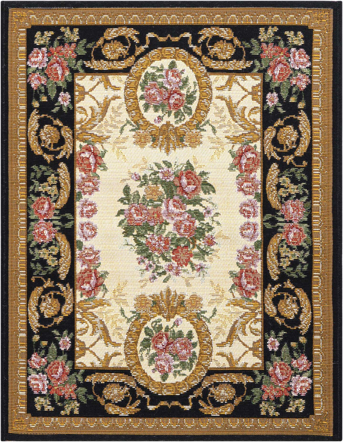 2' x 3' Easy-Clean Traditional Indoor / Outdoor Rug