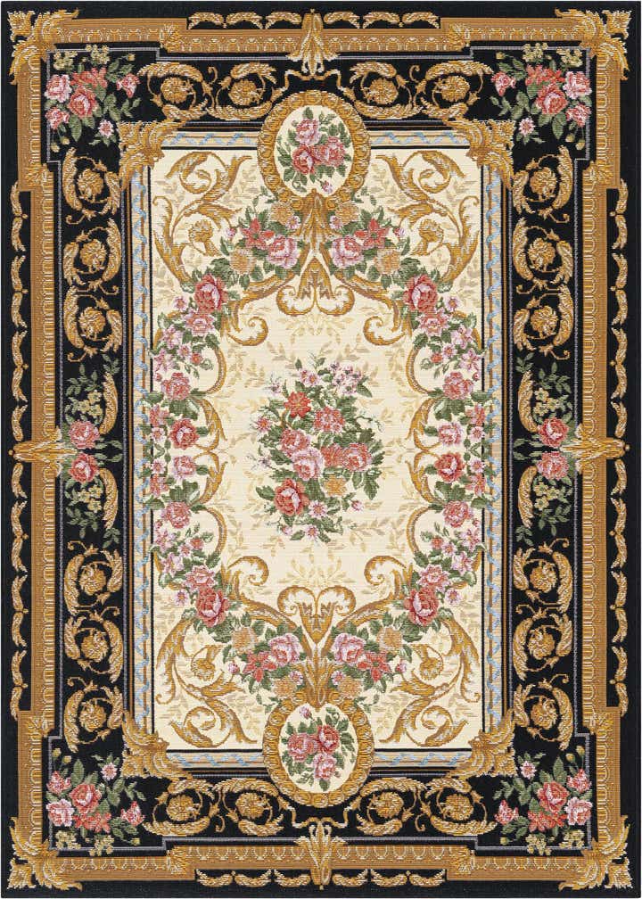 4' x 6' Easy-Clean Traditional Indoor / Outdoor Rug