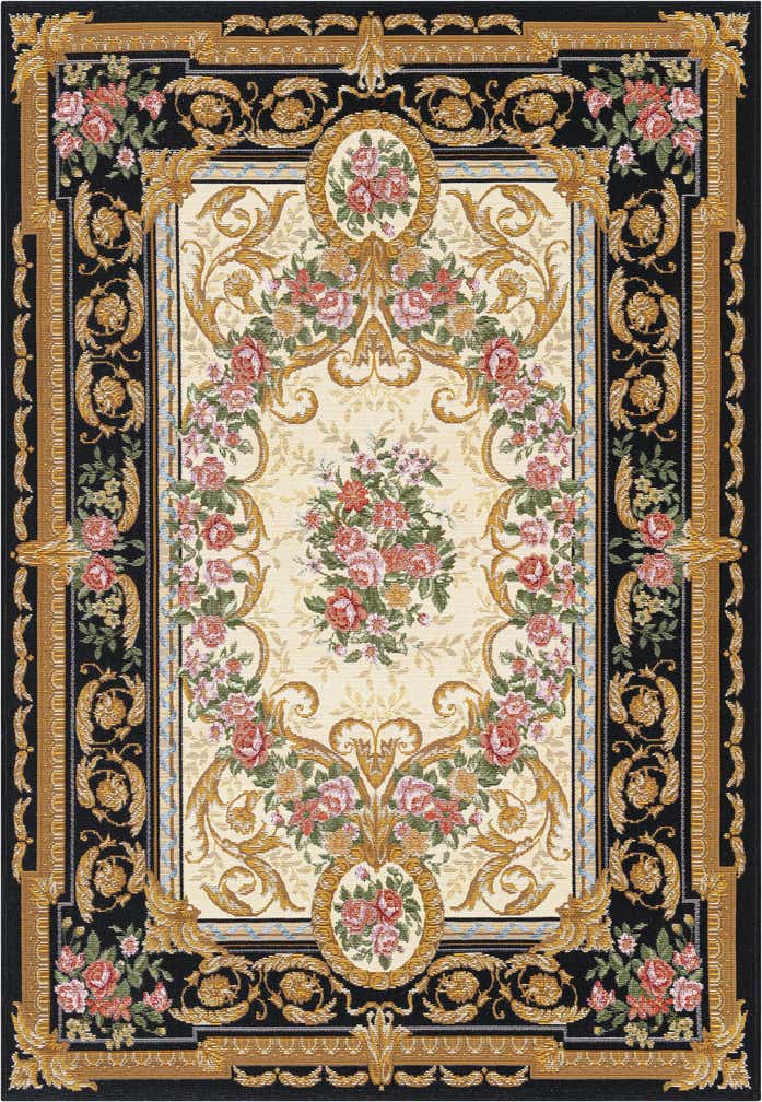 4' x 6' Easy-Clean Traditional Indoor / Outdoor Rug