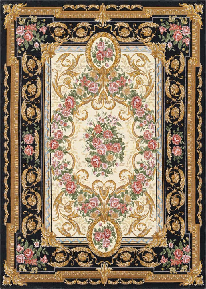 5' x 7' Easy-Clean Traditional Indoor / Outdoor Rug